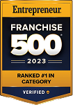 Franchise 500 2023 Badge