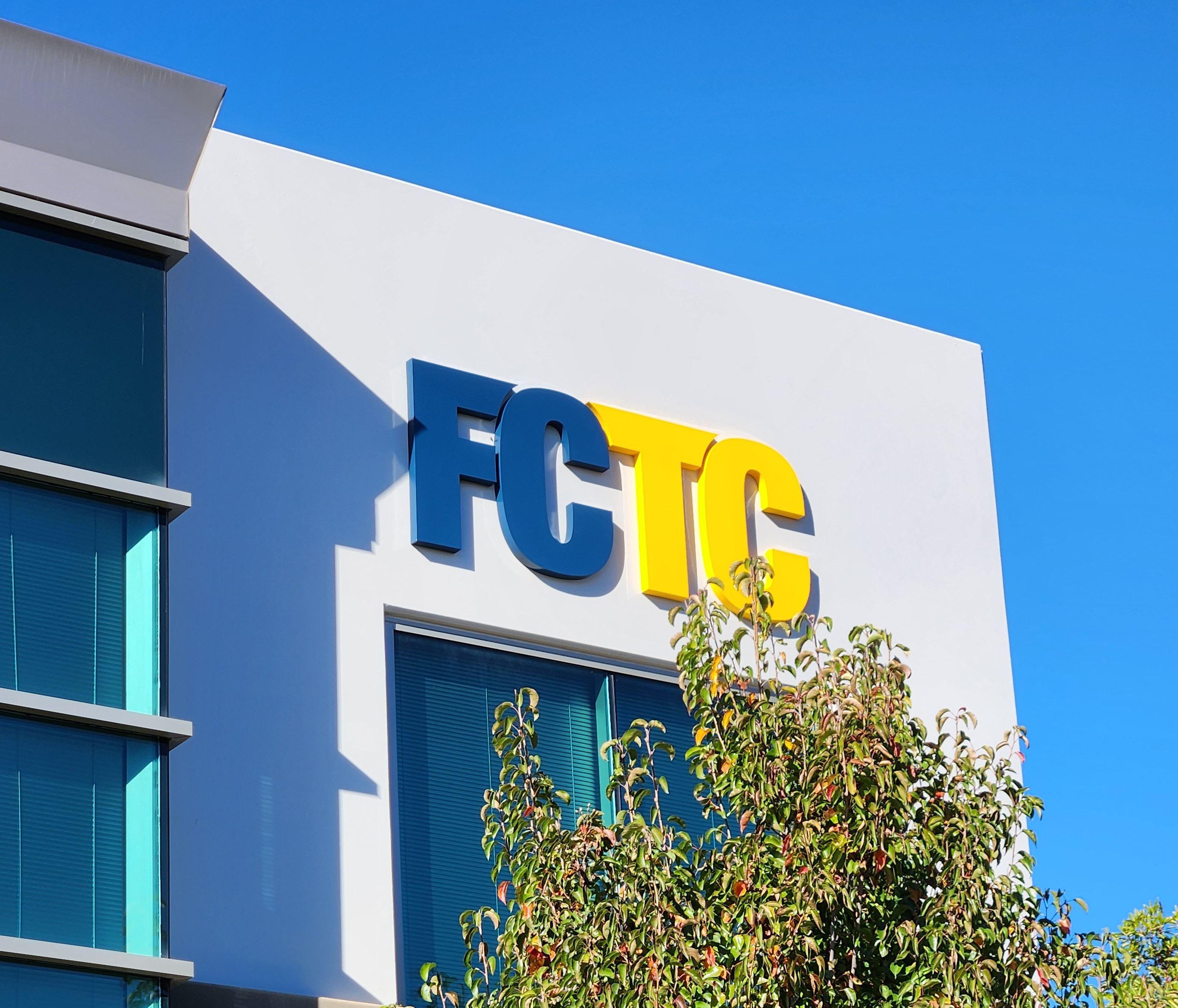 FCTC Building Aluminum non illuminated Lettering sign