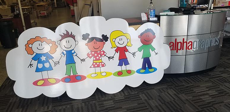 Foamboard Cut Out Display
