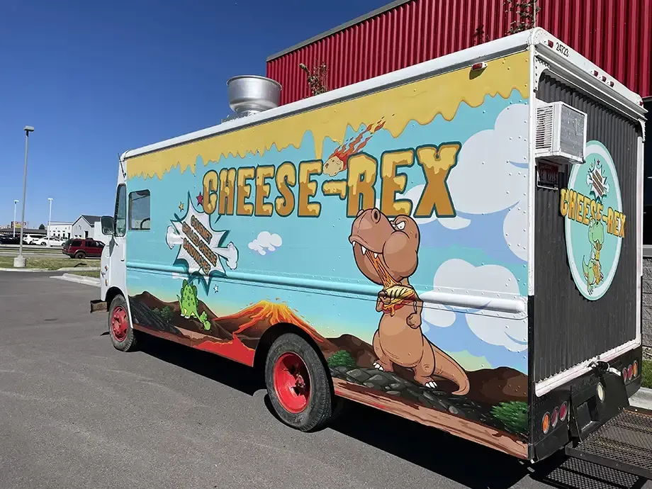 Food truck wrap at AlphaGraphics Idaho Falls