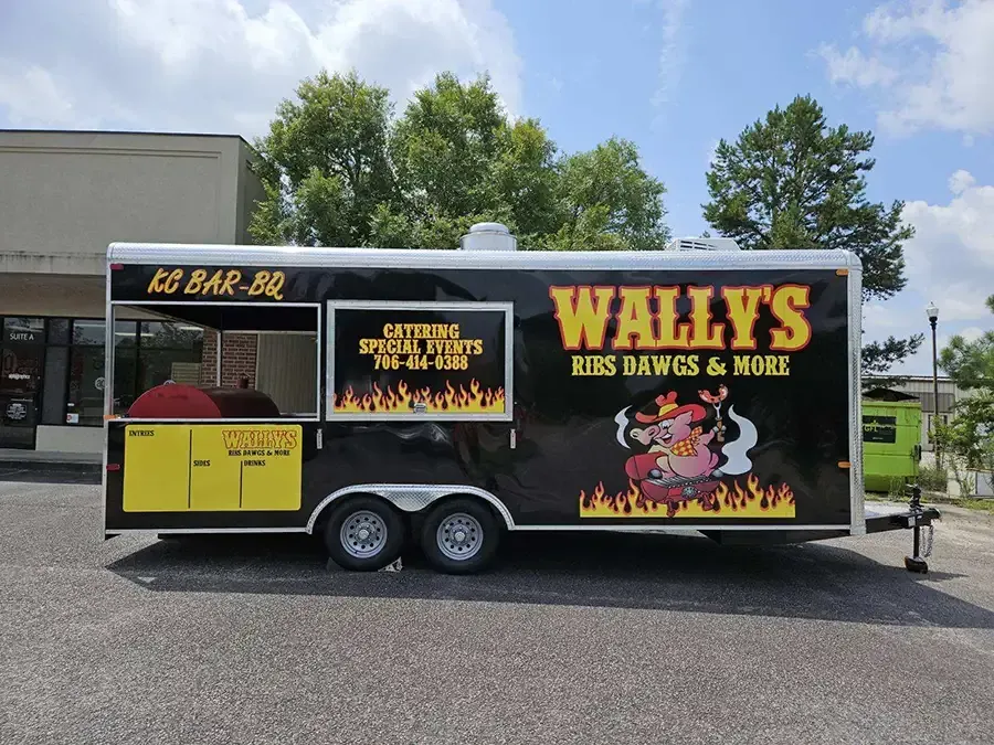 Food truck wrap at AlphaGraphics Martinez