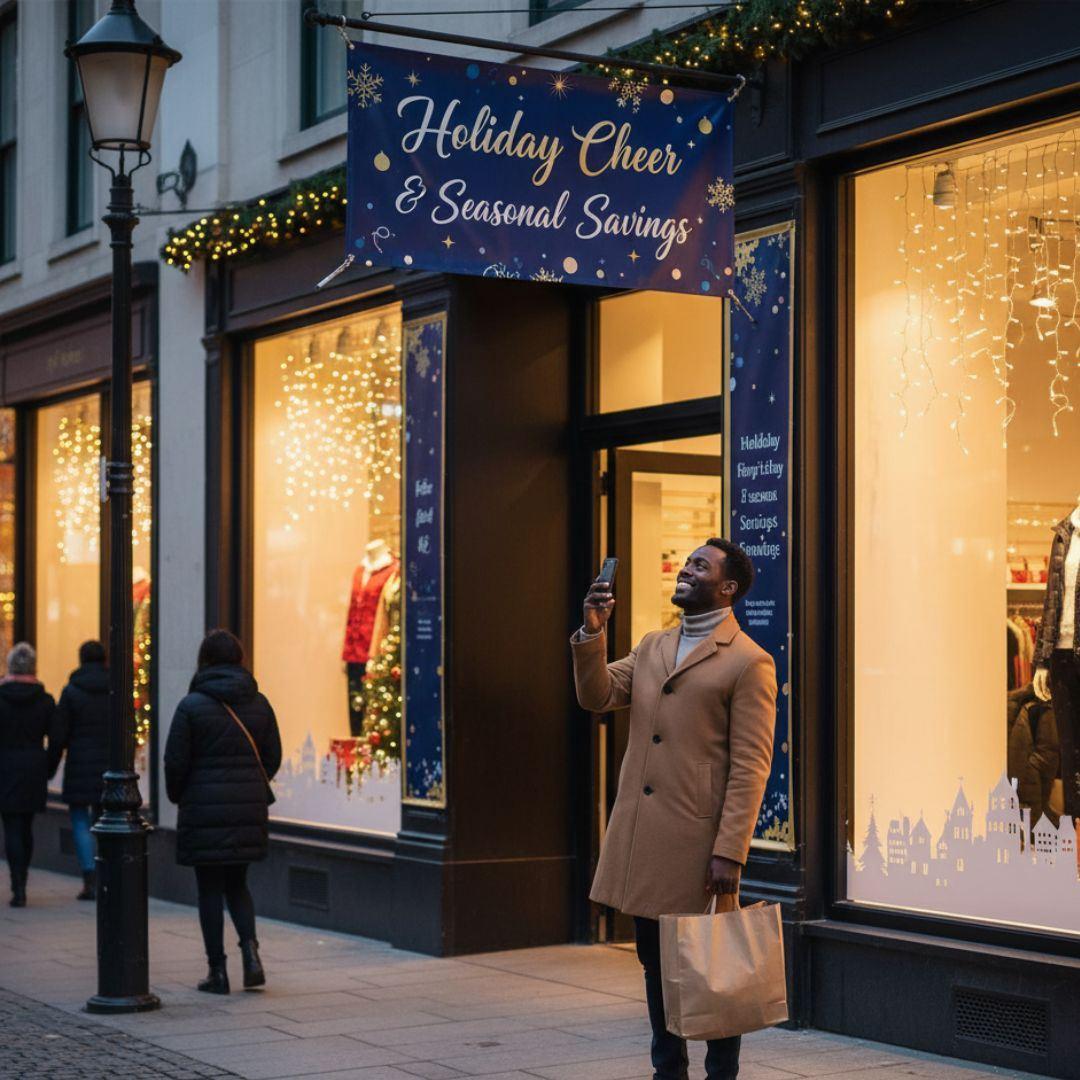 From Floor to Ceiling: Creating a Complete In-Store Visual Experience for the Holidays | AlphaGraphi