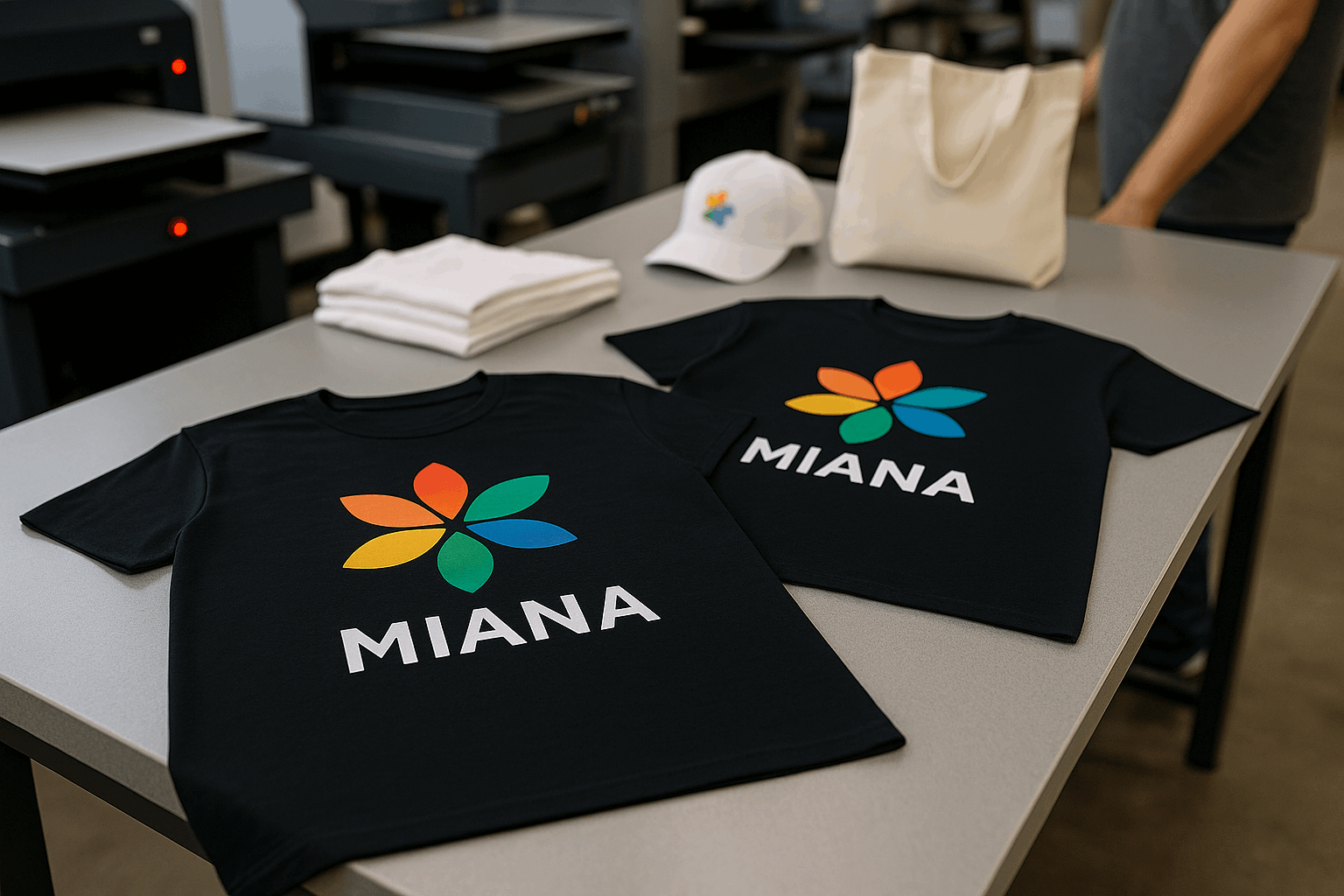 Full-color shirt printing