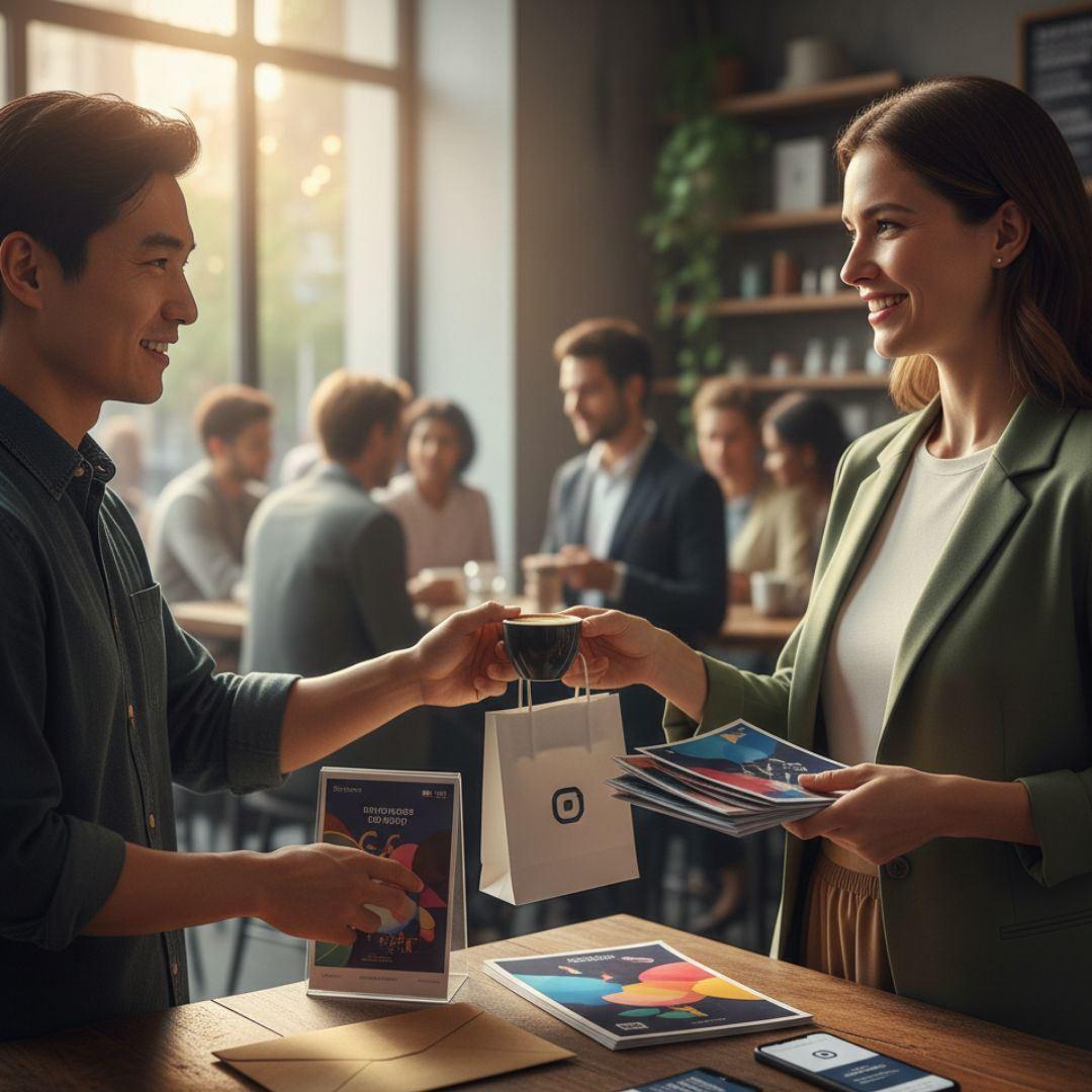 photo of marketing materials