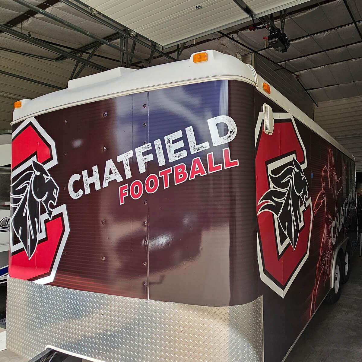 High School Football Trailer Fleet Graphics