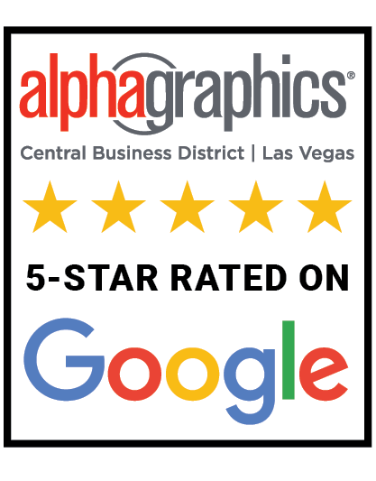 Alphagraphics Las Vegas 5-Star Rating Google