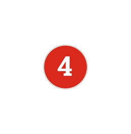 number 4 icon