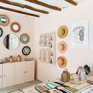 Boutique interior signage