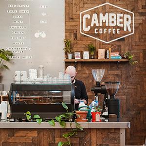 Cafe interior signage