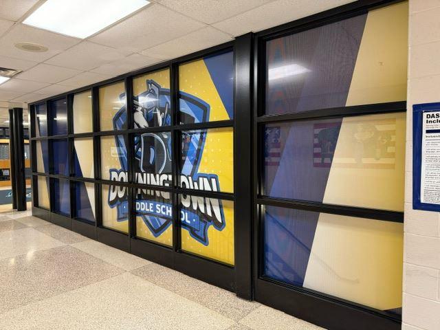 Downingtown Middle School Gets an Entryway Makeover! | AlphaGraphics Lehigh Valley