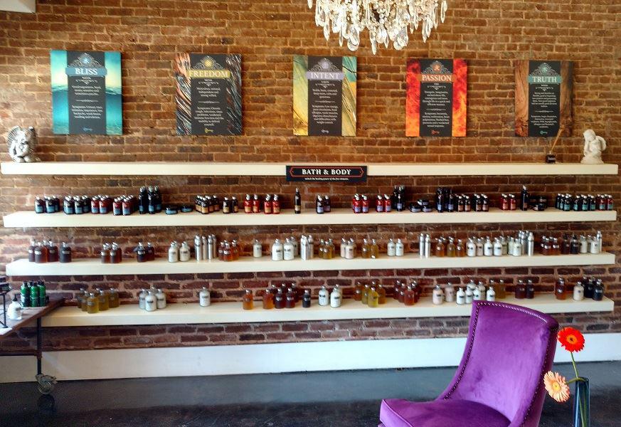 Image of Wall Graphics above Bath & Body Section
