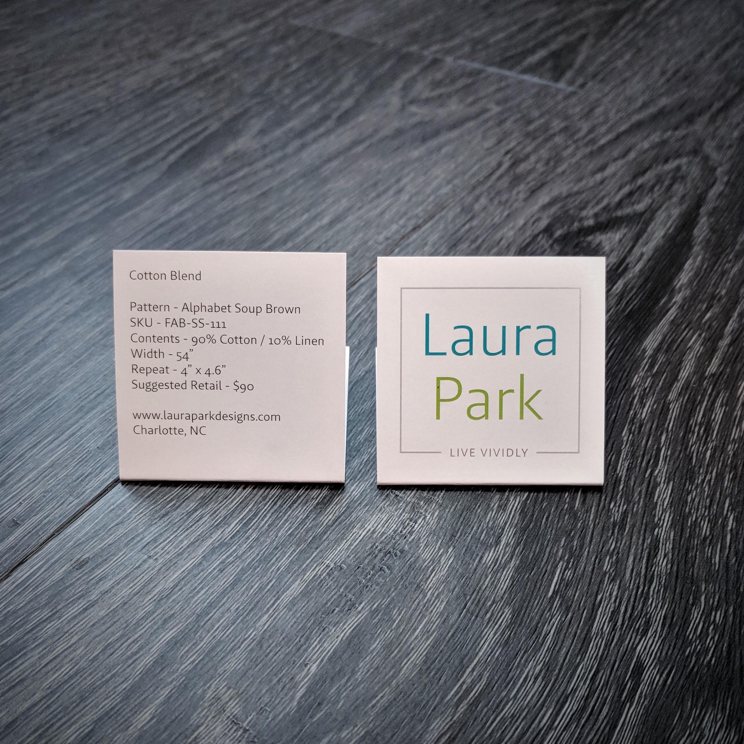Product Profile: Laura Park Designs – Product Tags