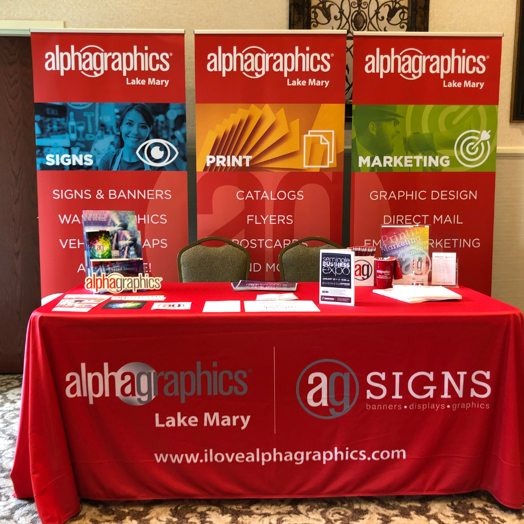 AlphaGraphics Booth
