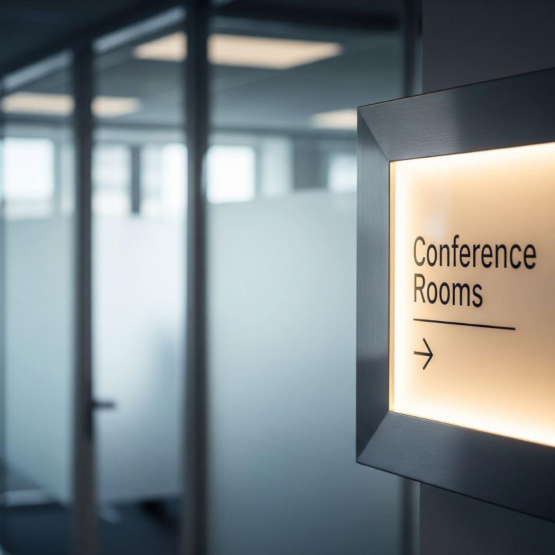 photo of interior signage