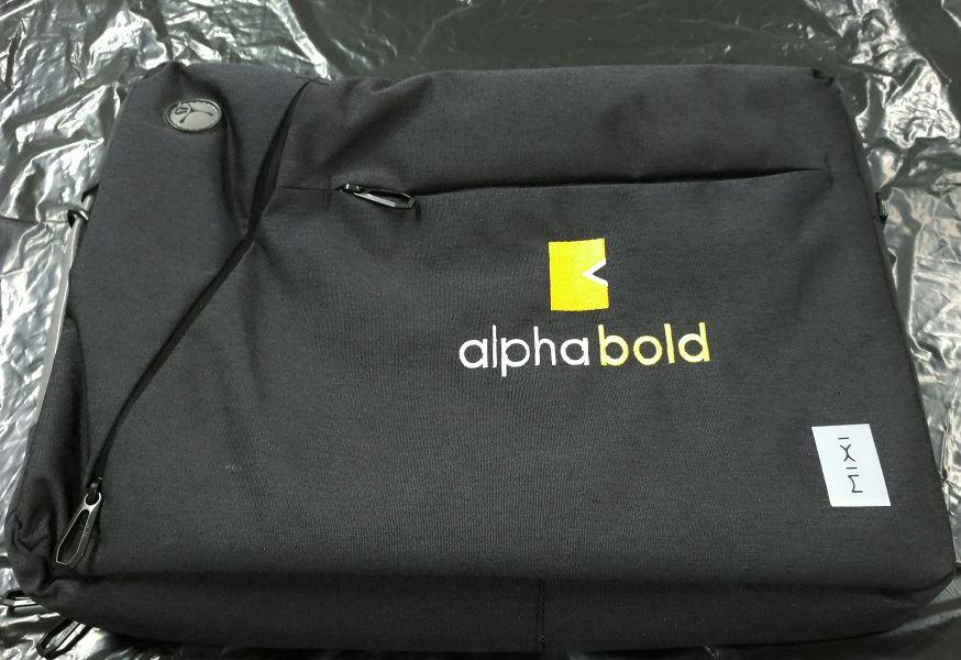 Laptop Bag - Embroidery - AlphaBold