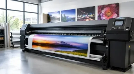 large format printing machine