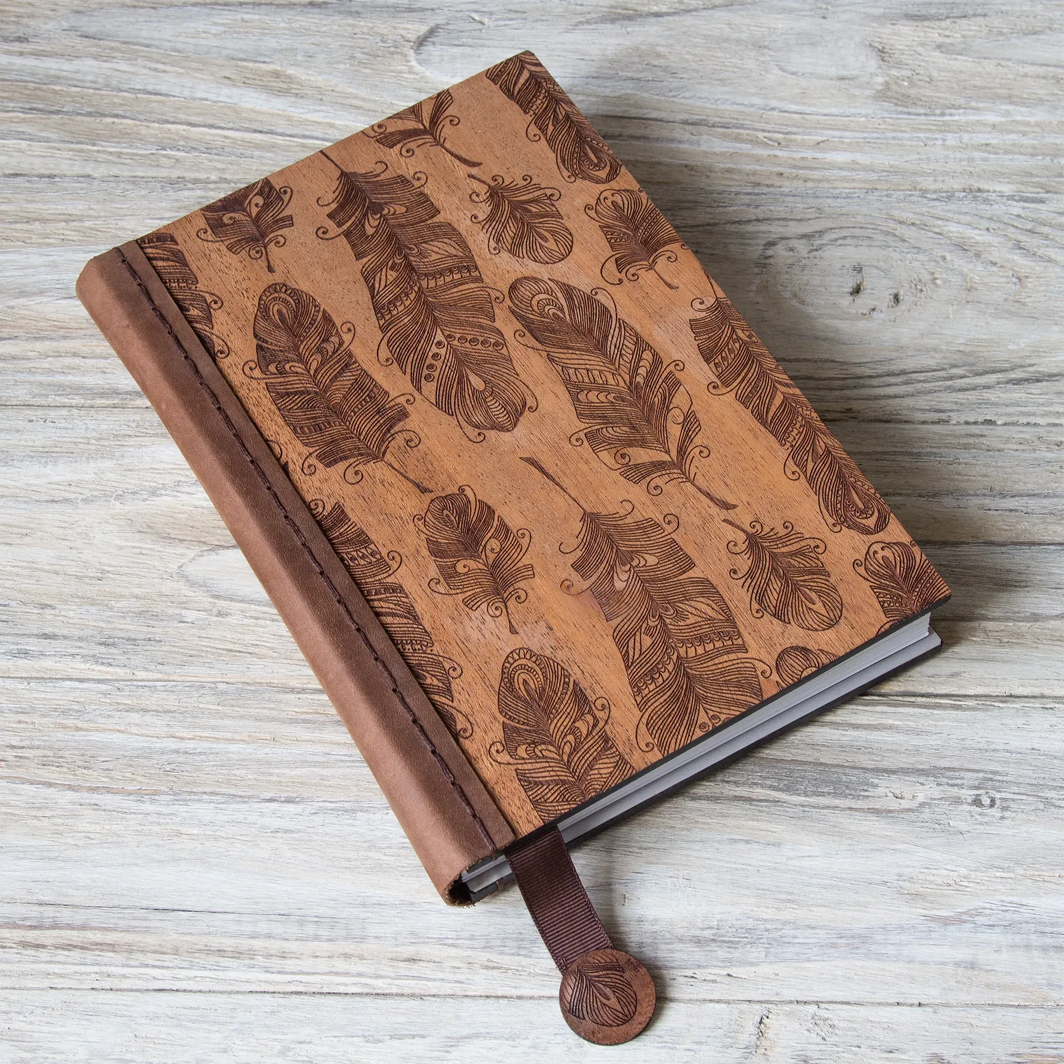Laser etched journal
