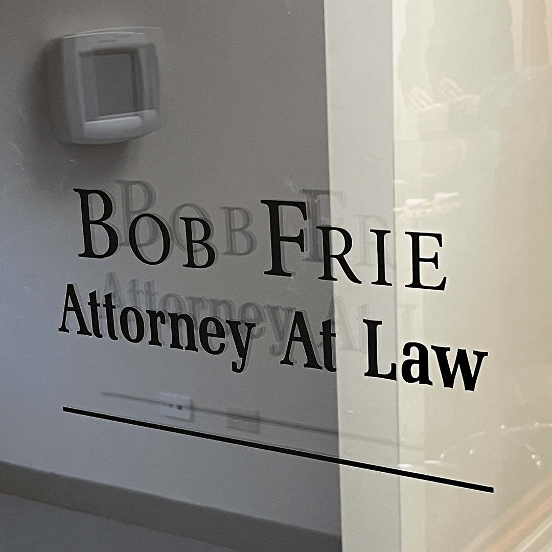 Law Firm Custom Window Lettering