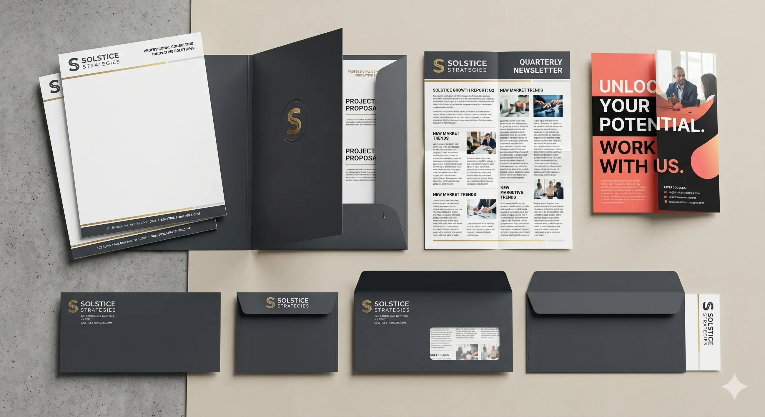 Envelopes and other stationary with custom printing