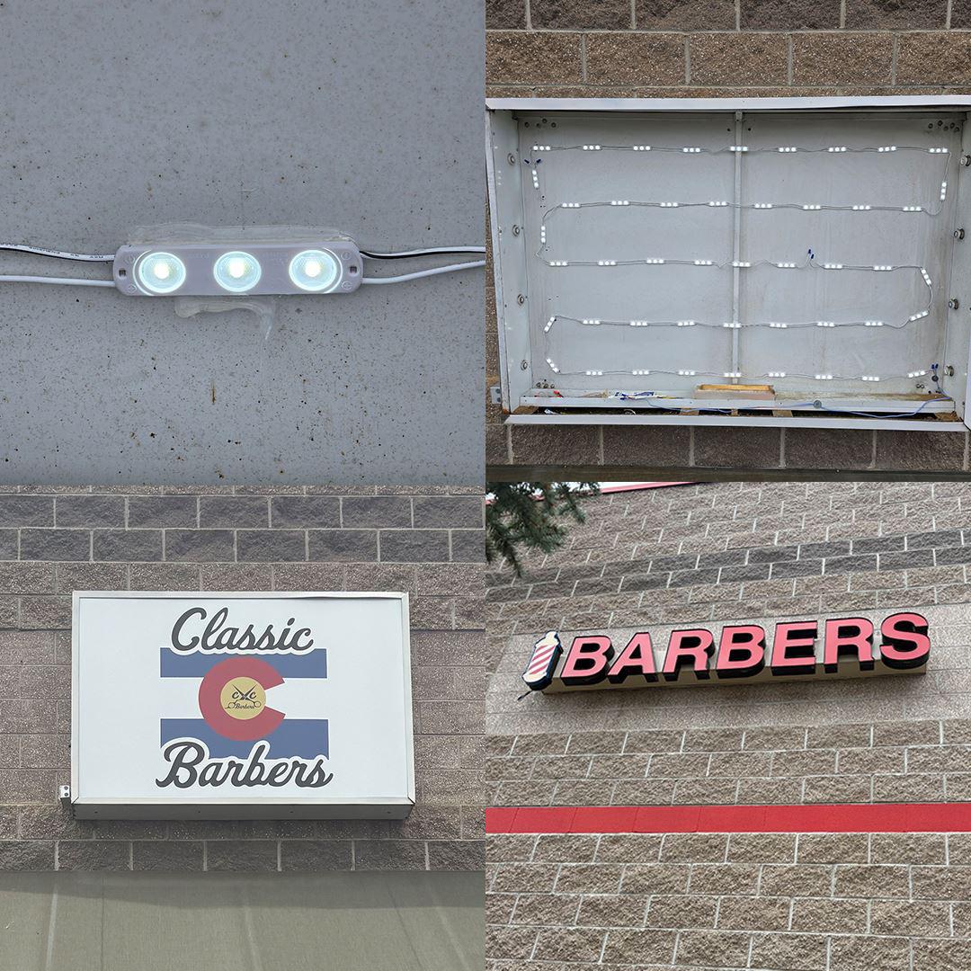 Lightbox Signage Installation