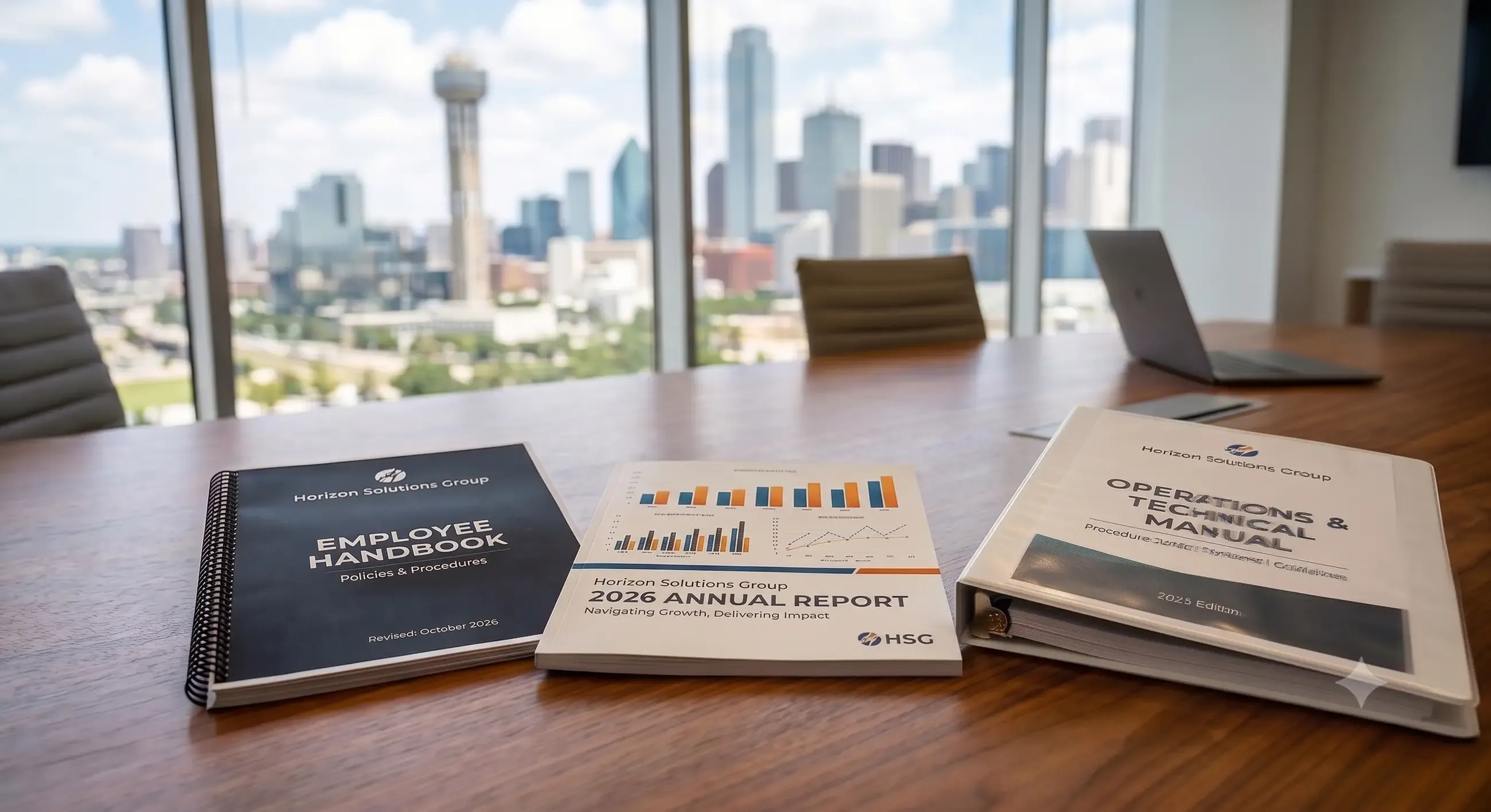 An employee handbook manual