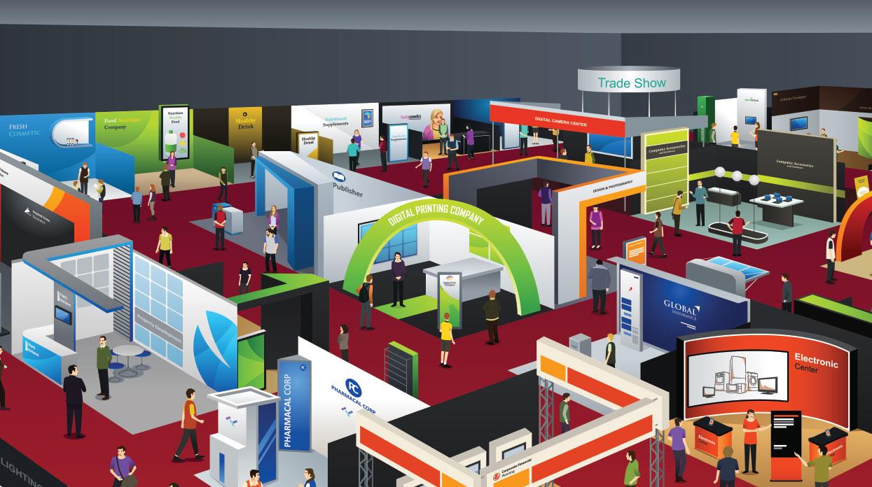 Trade shows and promotional products are often used together to market a business or brand.