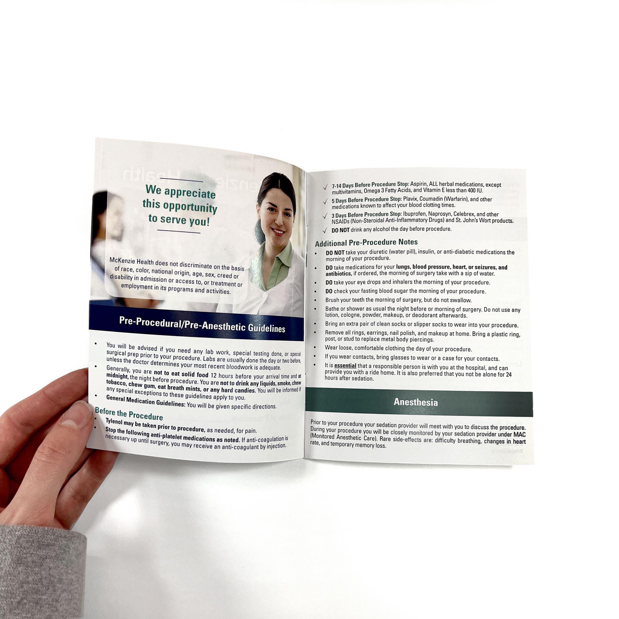 McKenzie Health Saddle Stitch Book