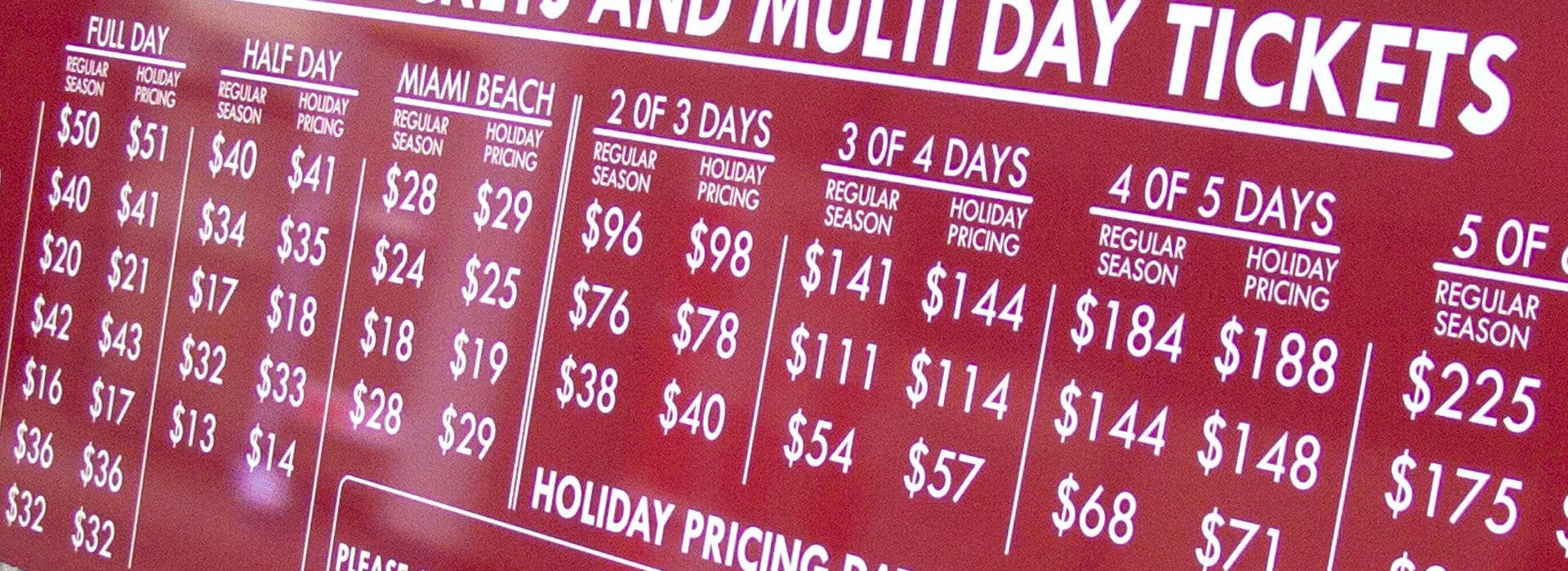 Menu Boards