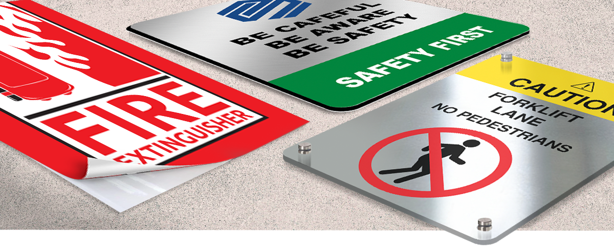 Metal aluminum signs