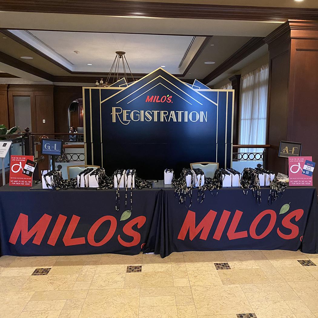 Display Table for Corporate Gala