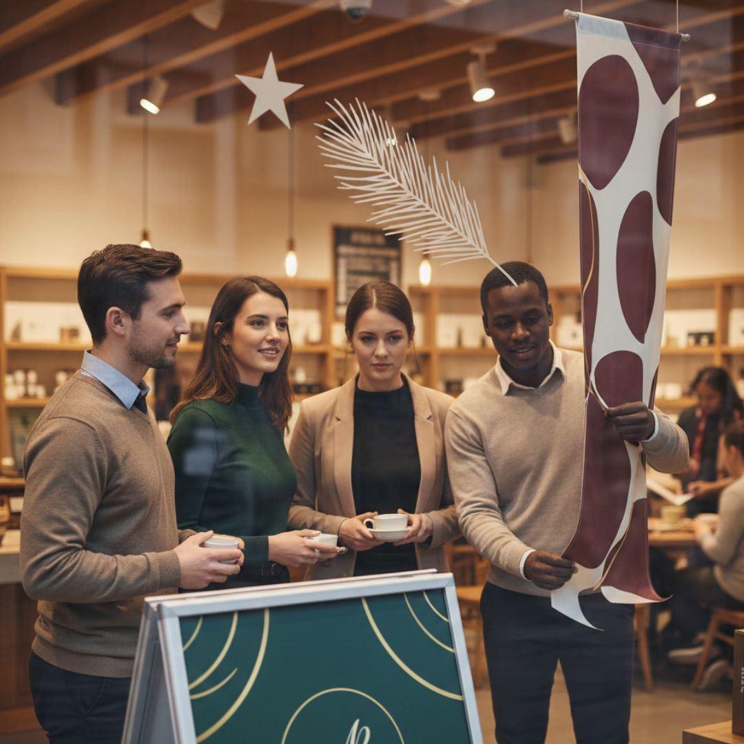 More Than Merry: Designing Elegant, Non-Cheesy Christmas Signage That Reflects Your Brand's Quality