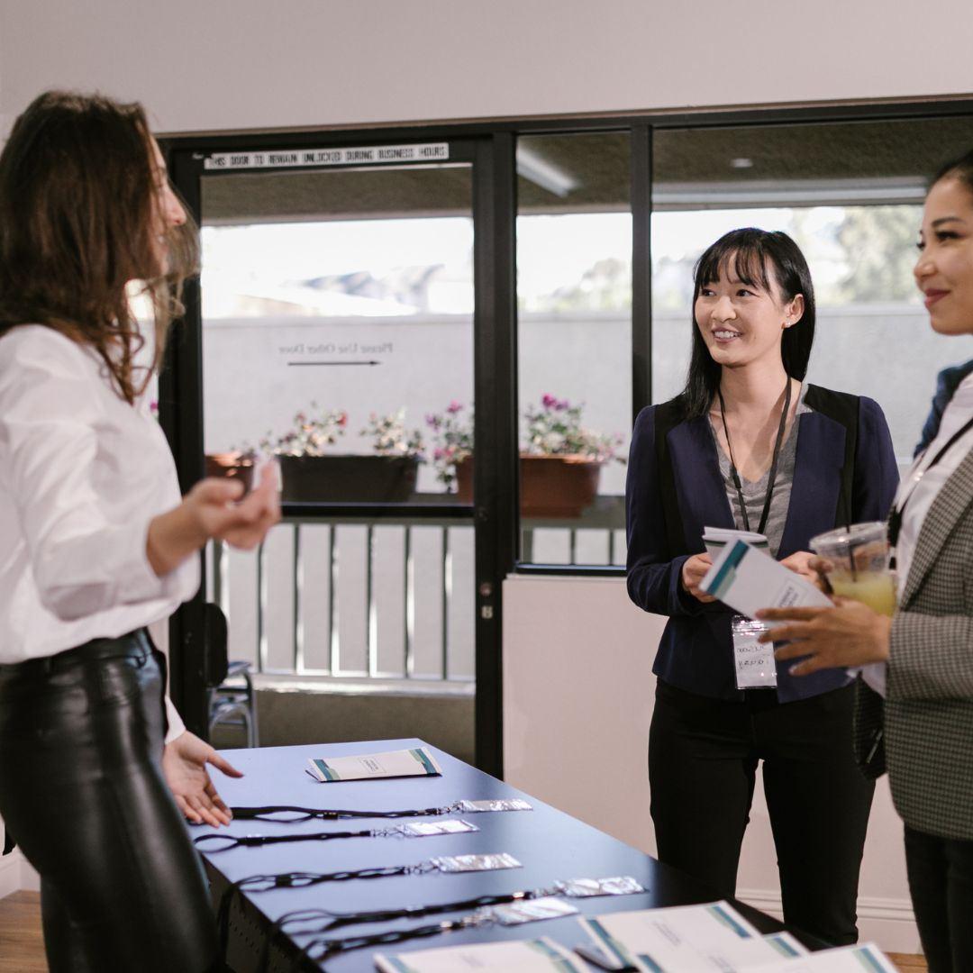 photo of conference materials