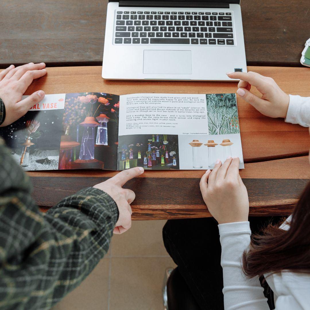 photo of conference materials