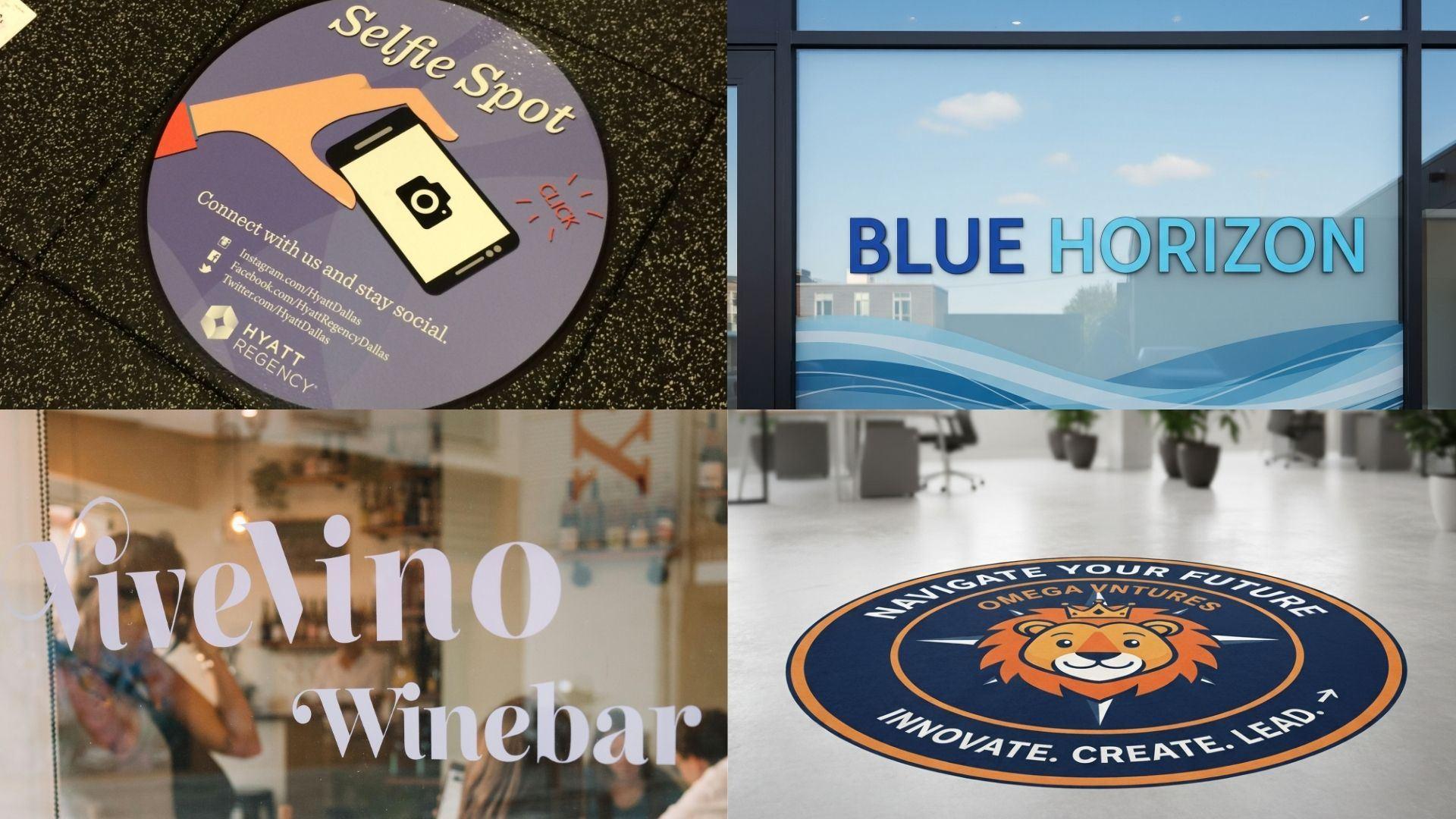 Transform Your Dallas Business with Custom Window, Wall, and Floor Graphics