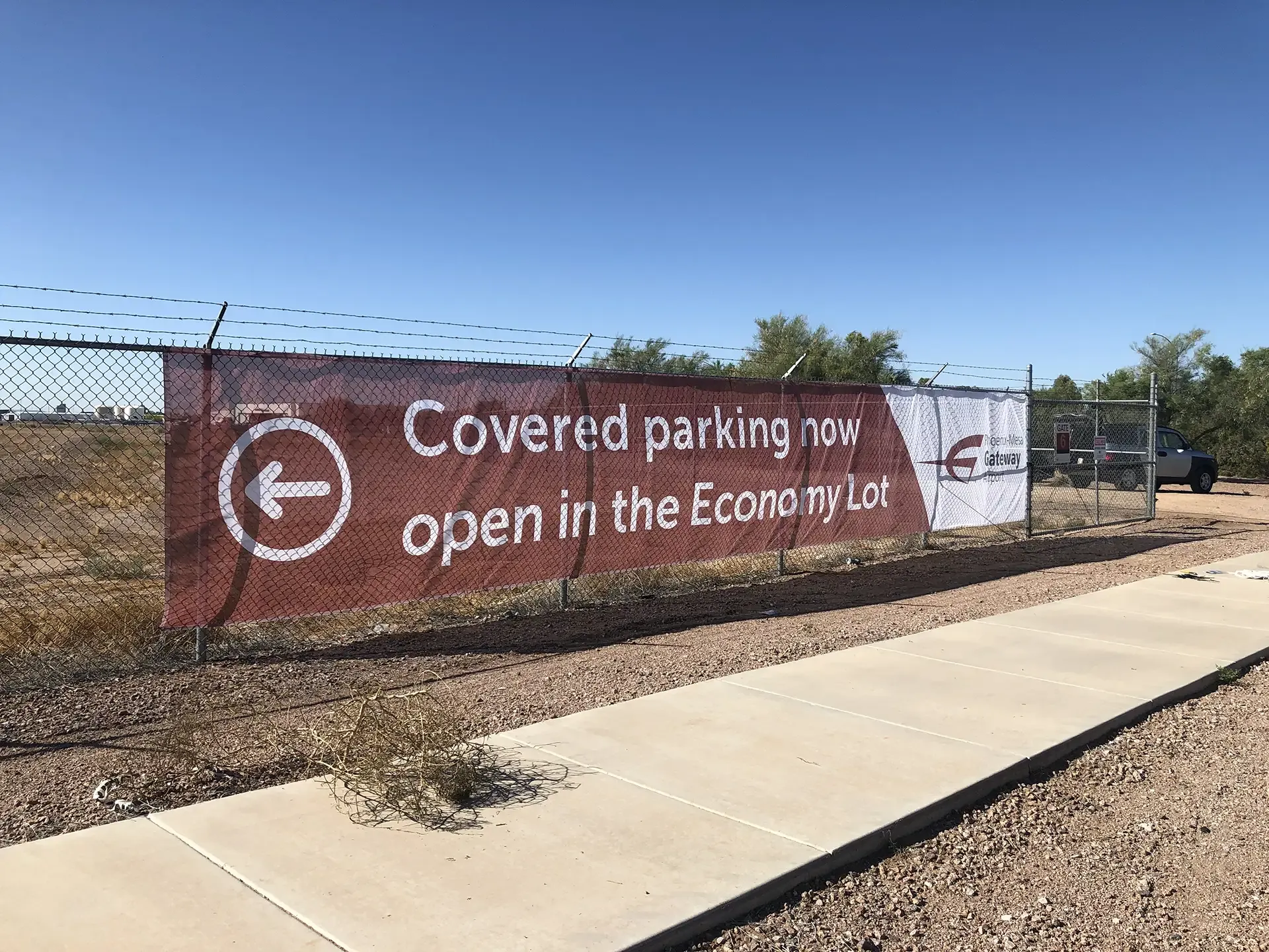 Outdoor banner at AlphaGraphics Gilbert