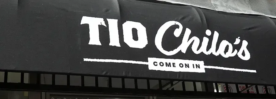 Outdoor restaurant building sign