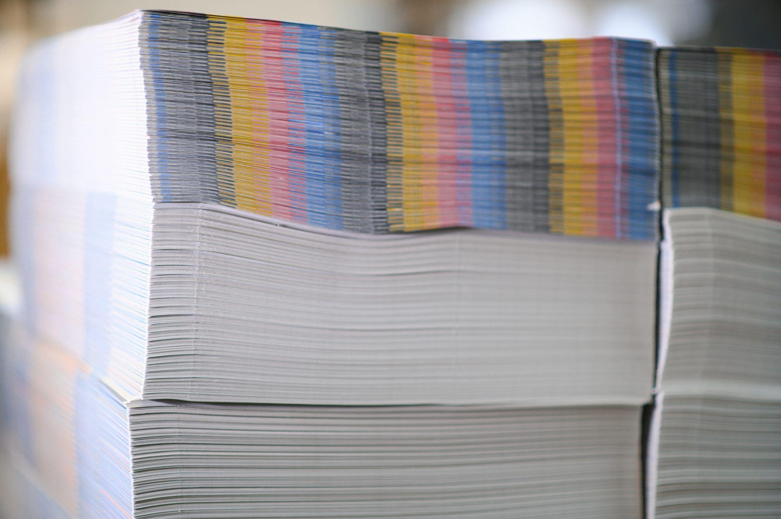 Large quantity bulk manufacturing printing