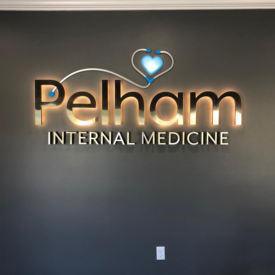Backlit Max Metal Sign
