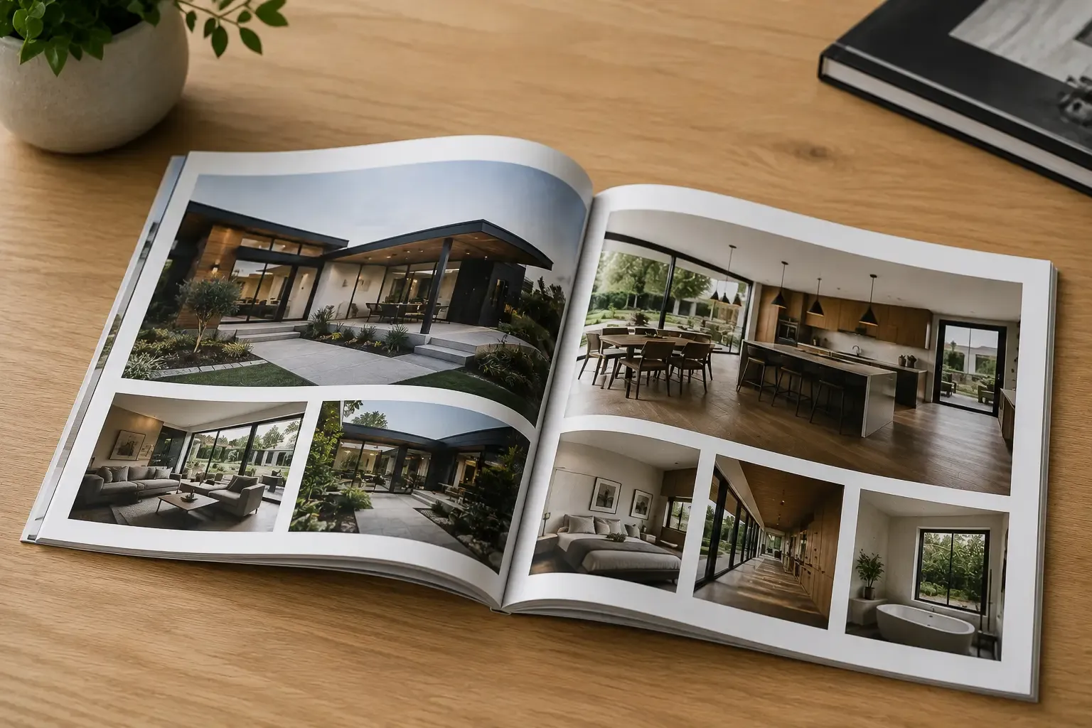 A photo album of interior design