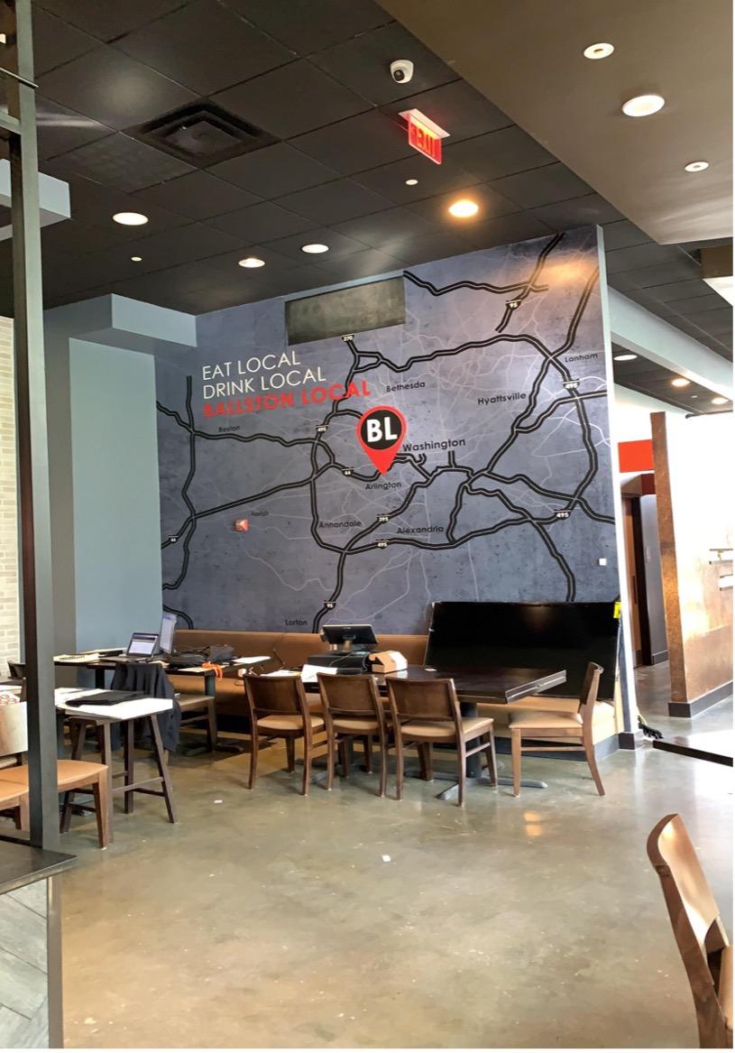 Ballston Local wall graphic