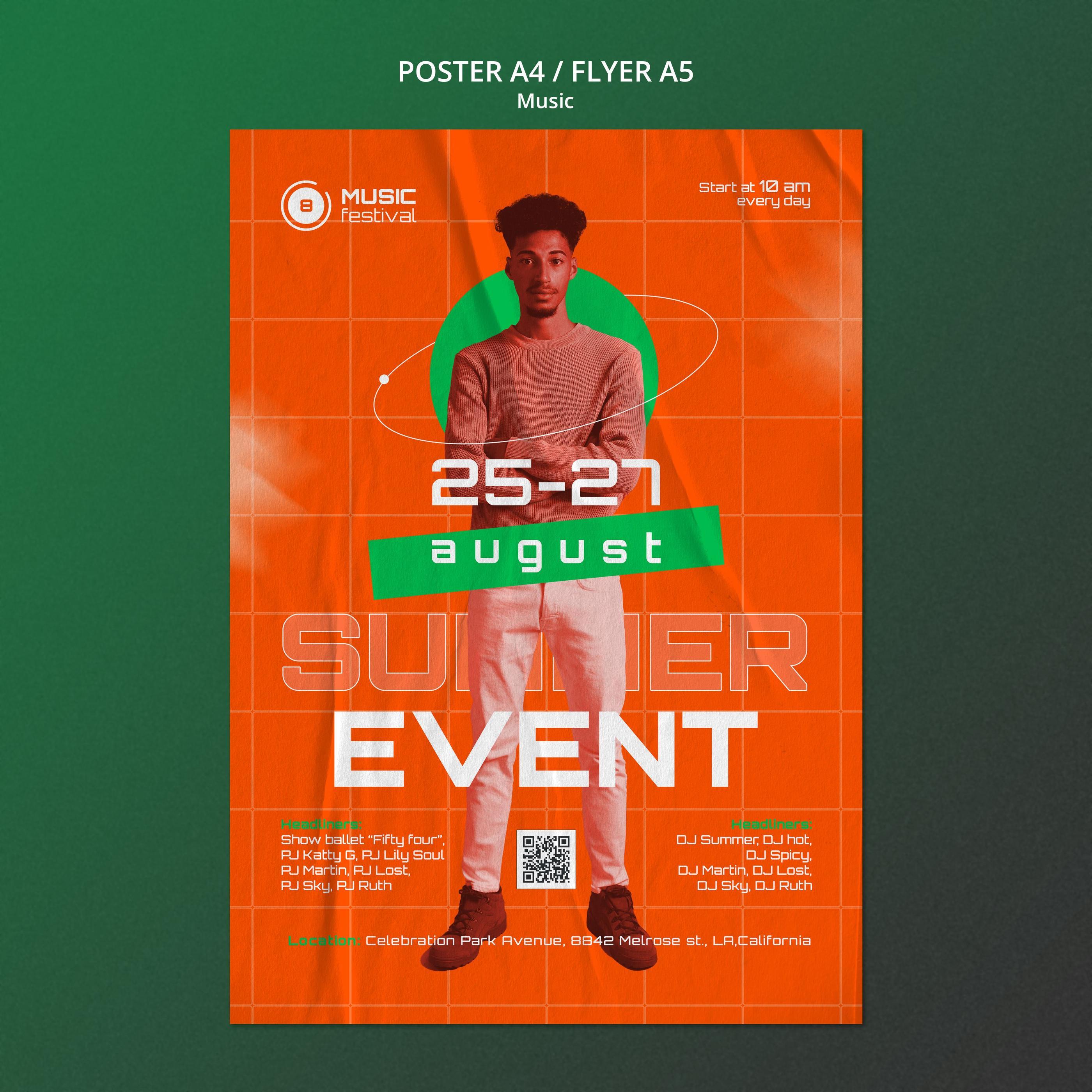 Capturing the Essence of Events with  Poster Design