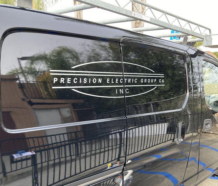 Precision Electric Van Graphics