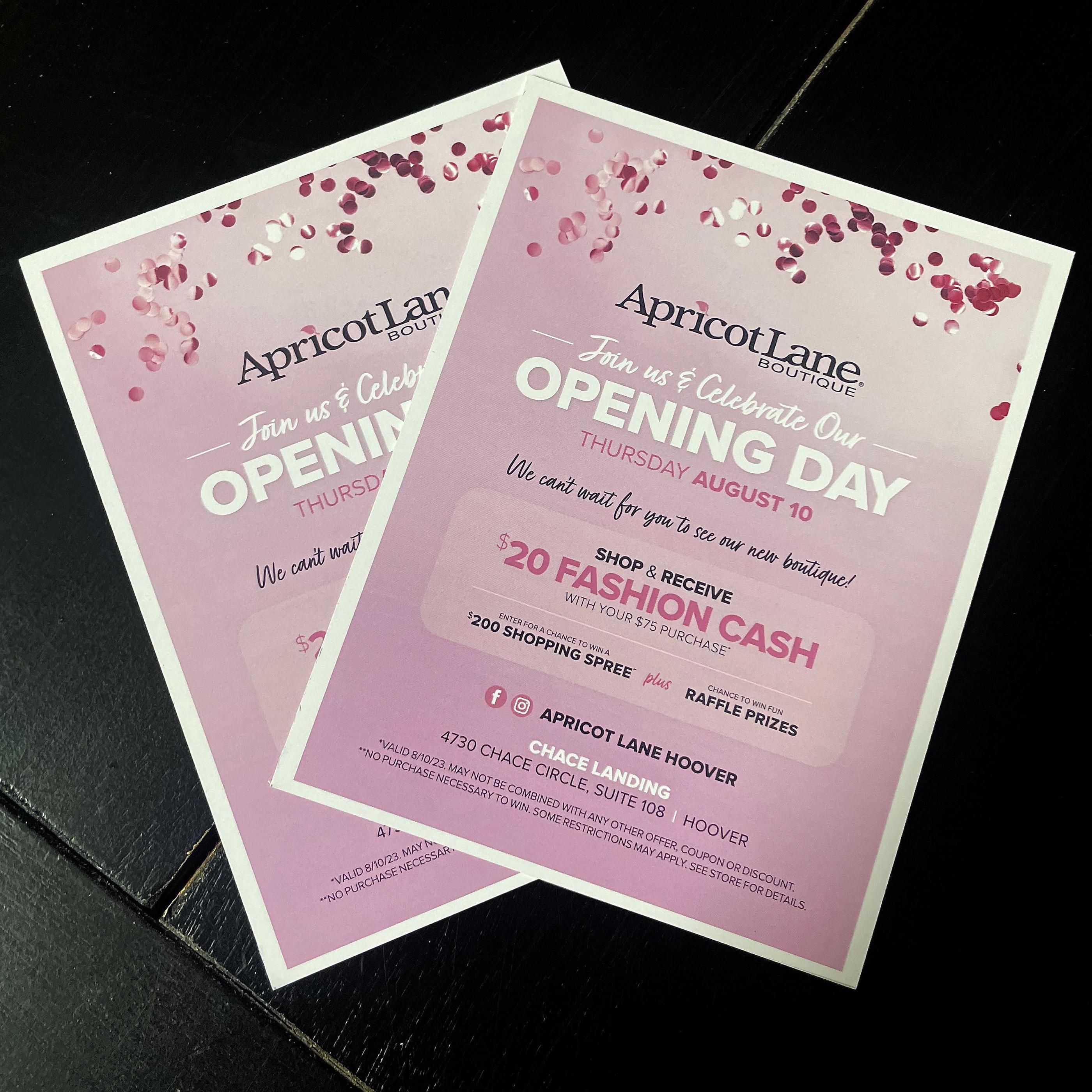 Apricot Lane invites