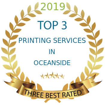 AlphaGraphics Oceanside Named As a Top 3 Printing Services in Oceanside by ThreeBestRated for 2019