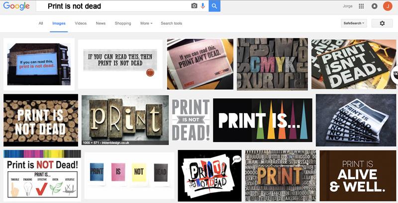 Print is not dead!