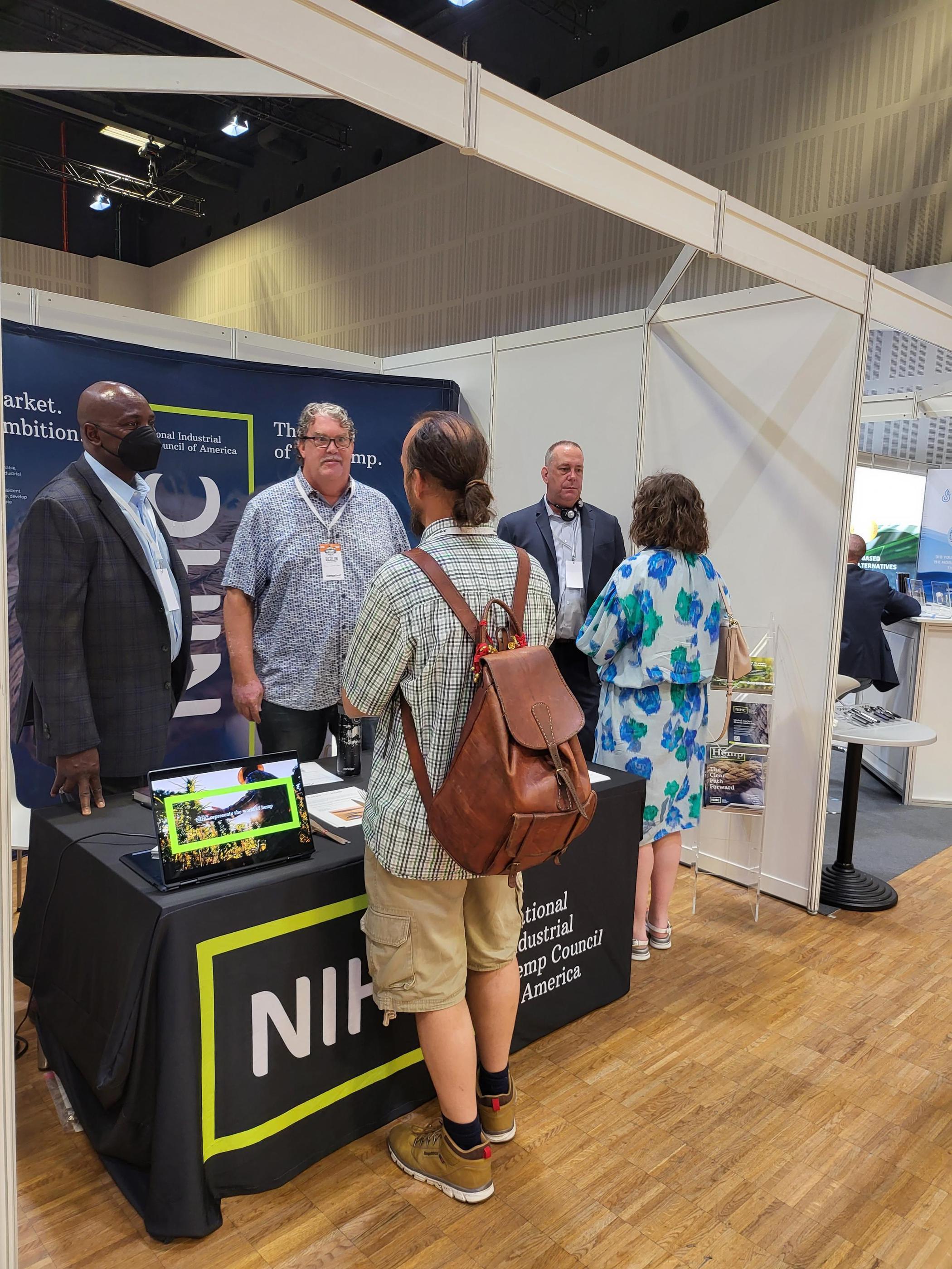 National Industrial Hemp Council booth display
