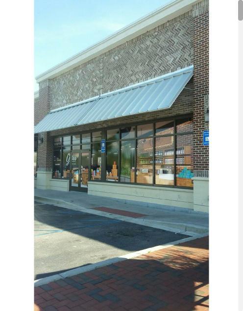 Window graphics across a retail storefront