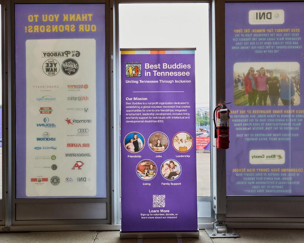 Types of booth displays
