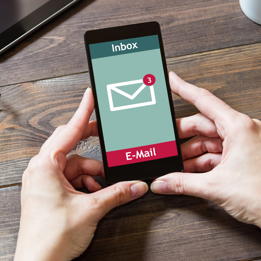 Email on phone