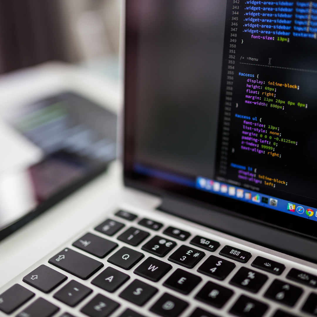computer with code